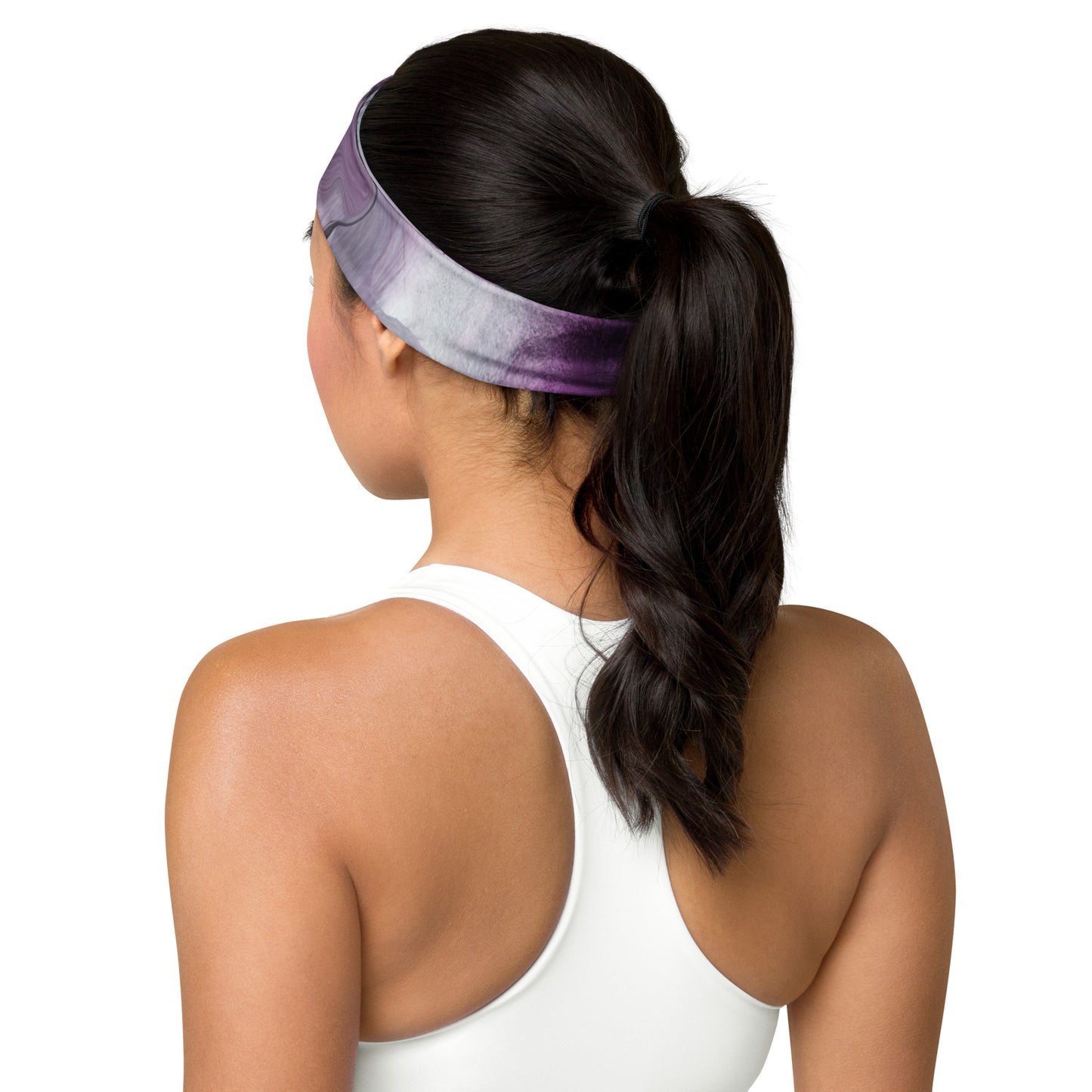 Purple swirl OMAB Headband