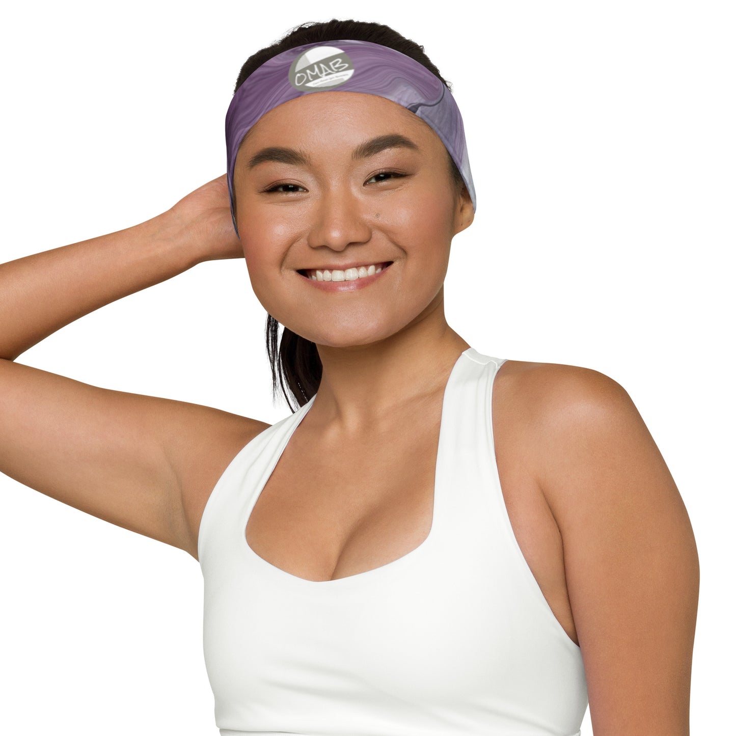 Purple swirl OMAB Headband