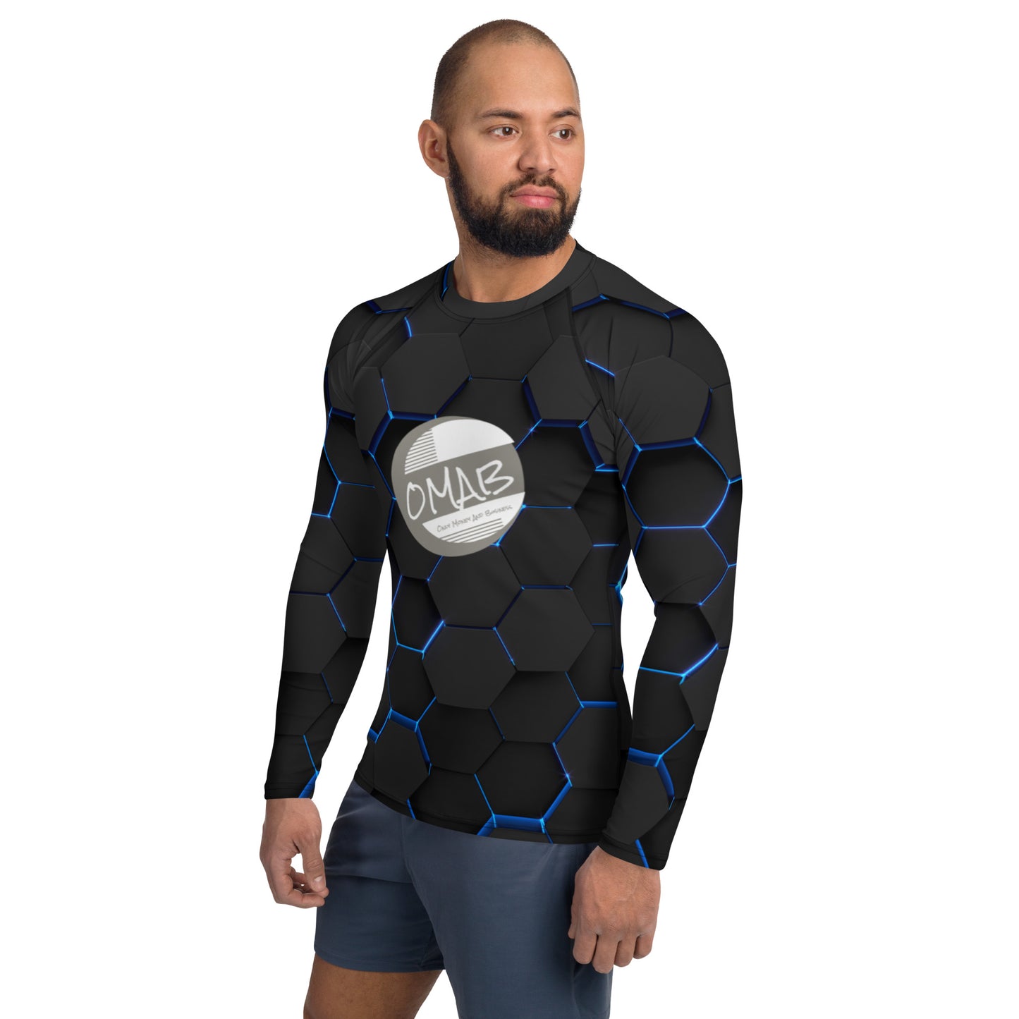 3D OMAB Men's Rash Guard