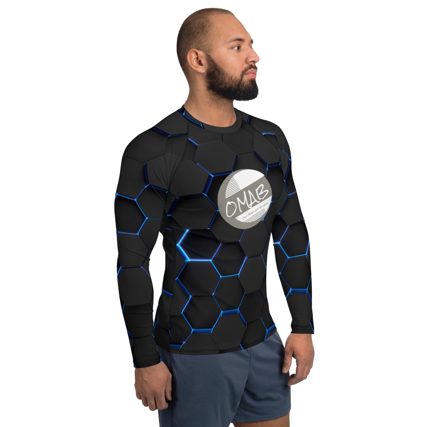 3D OMAB Men's Rash Guard