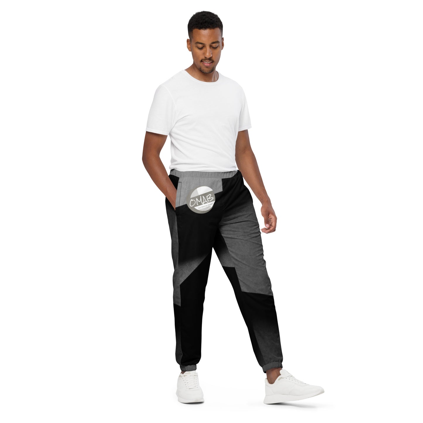 Men's Black OMAB track pants