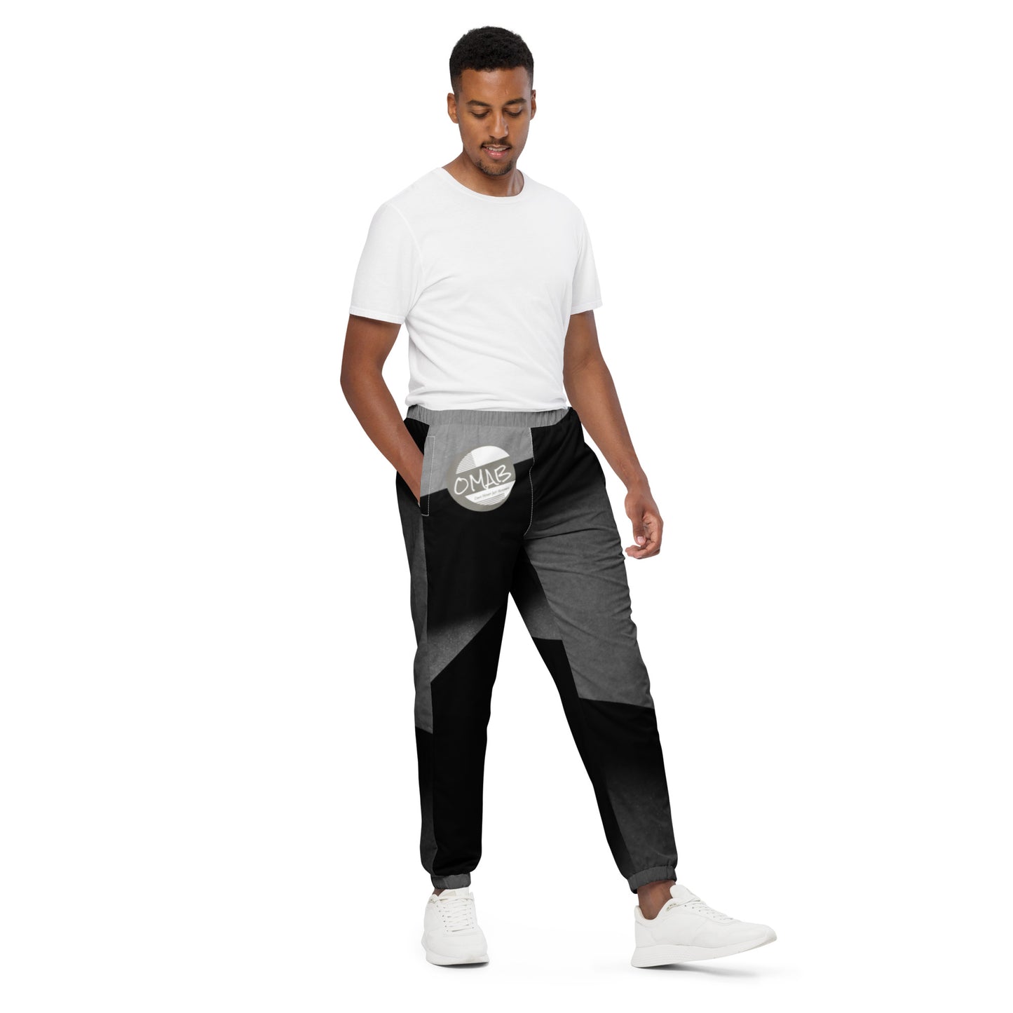 Men's Black OMAB track pants