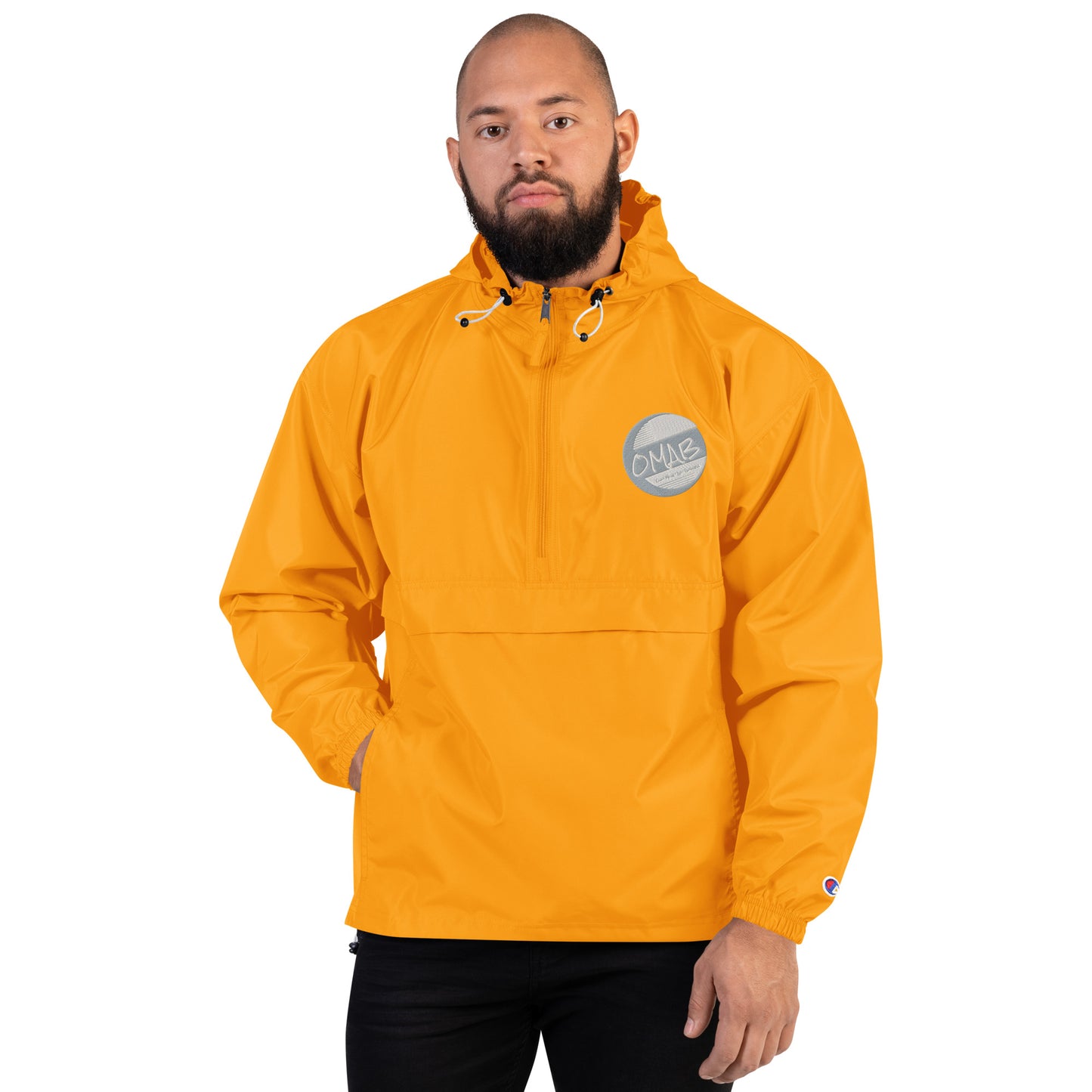 OMAB Embroidered Champion Packable Jacket